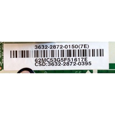 MAIN FUENTE (COMBO) PARA TV VIZIO / NUMERO DE PARTE 3632-2872-0150 / 0171-2271-5647 / 3632-2872-0395 / MODELOS D32HN-D0 LAUAUKBS / D32HN-D0 LAUAUKAR / D32HN-D0 LAUAUKAS / D32HN-D0 LAUAUKES - Imagen 2